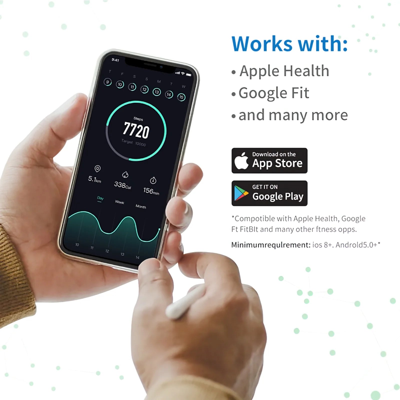 Smart Digital Scale for Body Weight, Body Fat Scale, Body Weight Scale, Body Composition Monitor Health Analyzer with Smartphone App