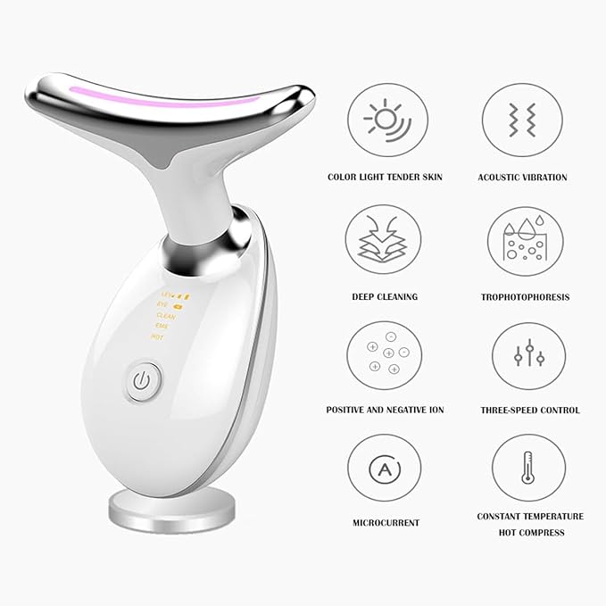 Microcurrent Neck Face Lifting Massager
